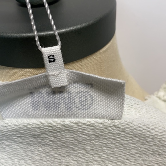 100% MAISON MARTIN MAGIELA OVERSIZED DISTRESSED NECK FAUX ZIP JACKET DESIGN MM6 - Picture 9 of 12